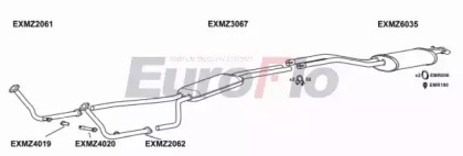 Система выпуска ОГ EuroFlo MZ38038 5004